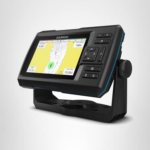 Garmin Striker Vivid 5cv, Easy-to-Use 5-inch Color Fishfinder and Sonar Transducer, Vivid Scanning Sonar Color Palettes (010-02551-00)