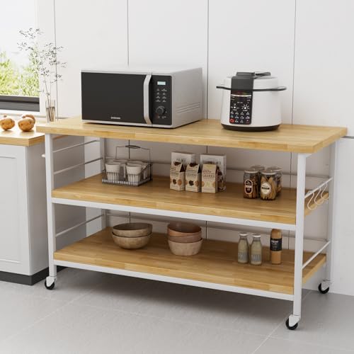 Butcher Block Island Countertop for Kitchen - 6ft L x 39"W Solid Wood Butcher Block Table Top, Unfinished Wooden Slab Counter Top for Washer Dryer/Desktop/Workbench/Bar, 1.5in Thick