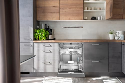 Sharp SDW6506JS 24-inch Stainless Steel Dishwasher, 49 dB, Third Rack, 12 Place Settings, Front Touch Controls