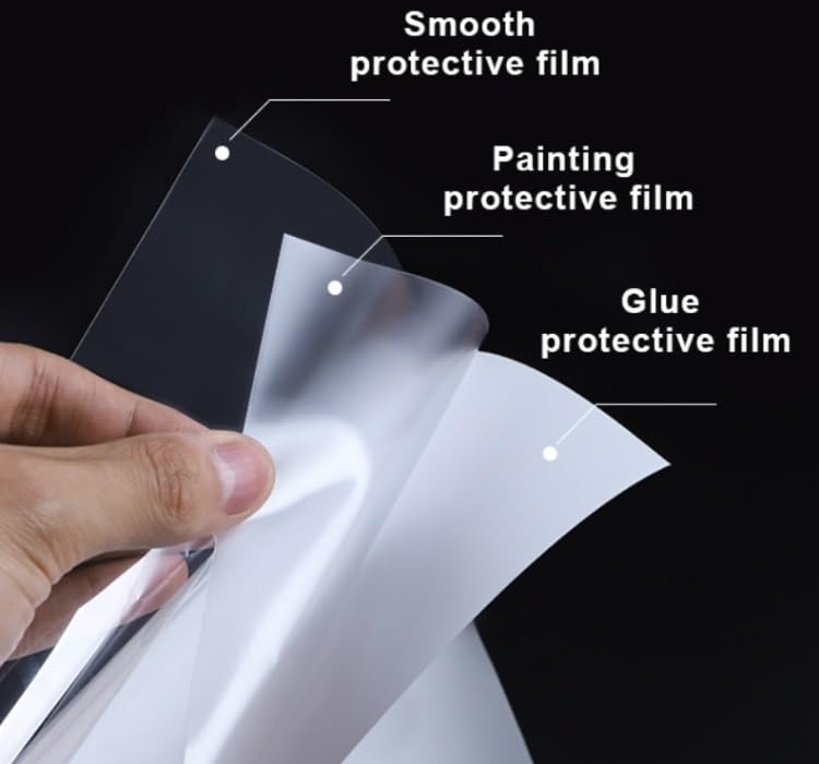 Clear Self-Healing TPU PPF - 7.5mil Anti-Scratch, 4" x 50', UV Yellowing Resistant Paint Protection Film for Cars, Trucks, Motorcycles, Door Edge