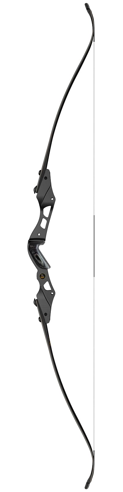 Sanlida Hermit 10 ILF Hunting Recurve Bow Kit for Adults 60" 30-45 Lbs Archery Recurve Bow, CNC ILF Riser, Carbon & Graphite Foam Core ILF Limbs, RH Only, Limited Life-time Warranty (60",45 Lbs)
