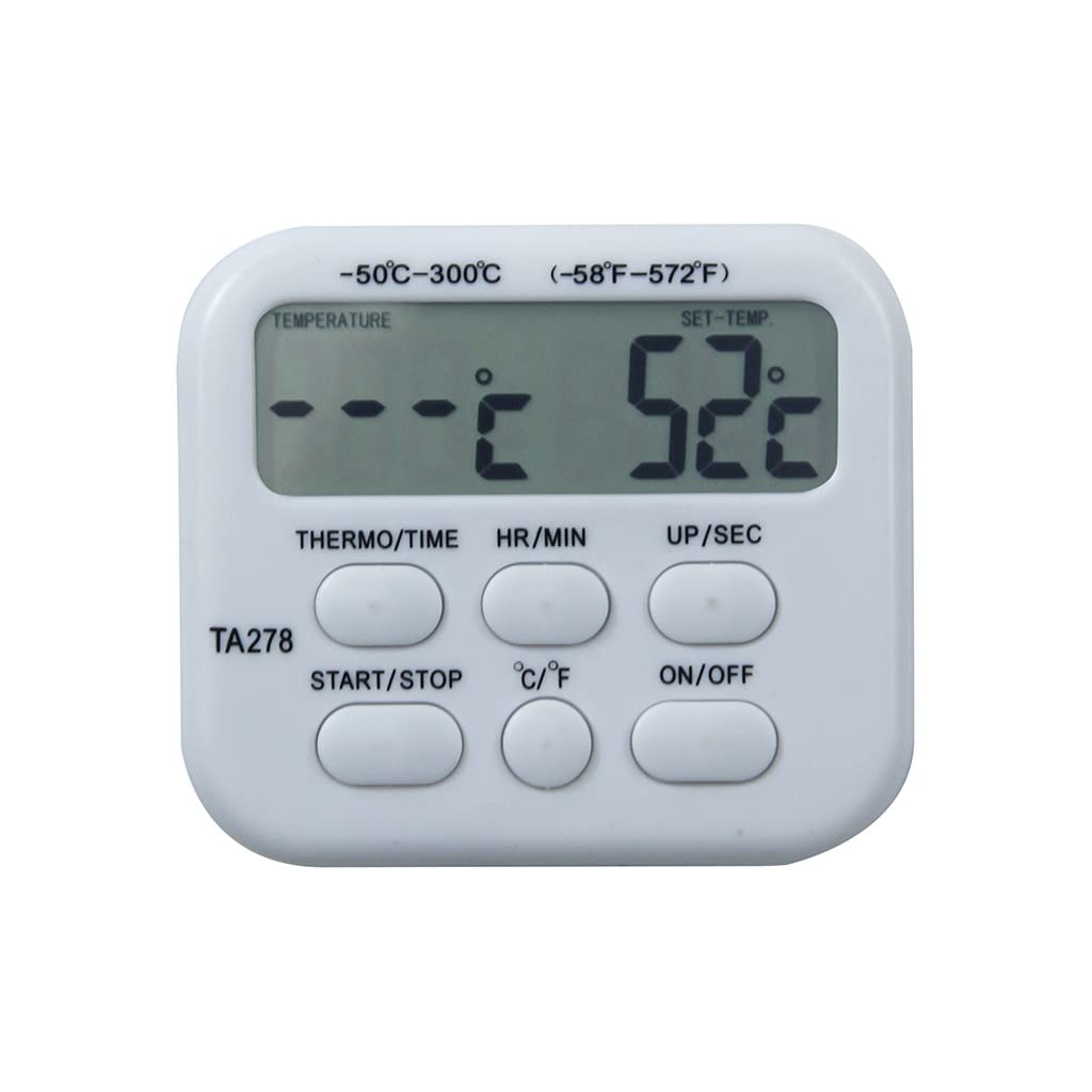 BERHUTJ Digital Kitchen Thermometer Stainless Steel Probe Meat BBQ Food Temperature Barbecue Cooking Tools
