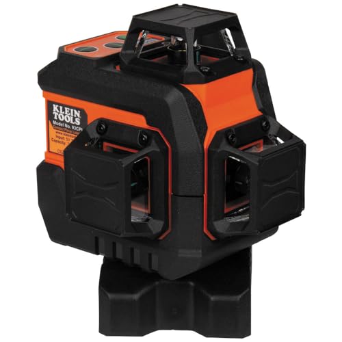 Klein Tools 93CPLG Compact Self-Leveling Laser Level, Bright Green Cross Line 360-Degree Laser Planes, Class 2 ≤ 1mW, Rechargeable, Magnetic Mount