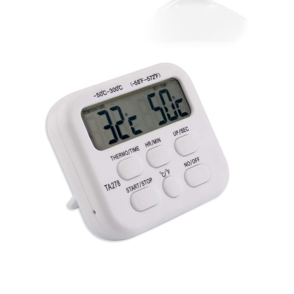 BERHUTJ Digital Kitchen Thermometer Stainless Steel Probe Meat BBQ Food Temperature Barbecue Cooking Tools