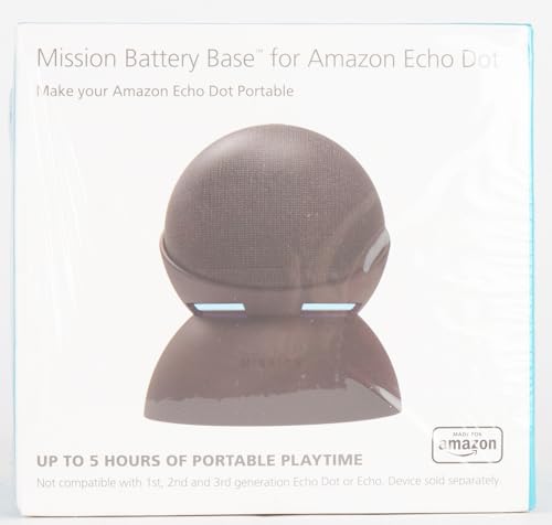 Made for Amazon Battery Base, for Echo Dot (4th & 5th generation)