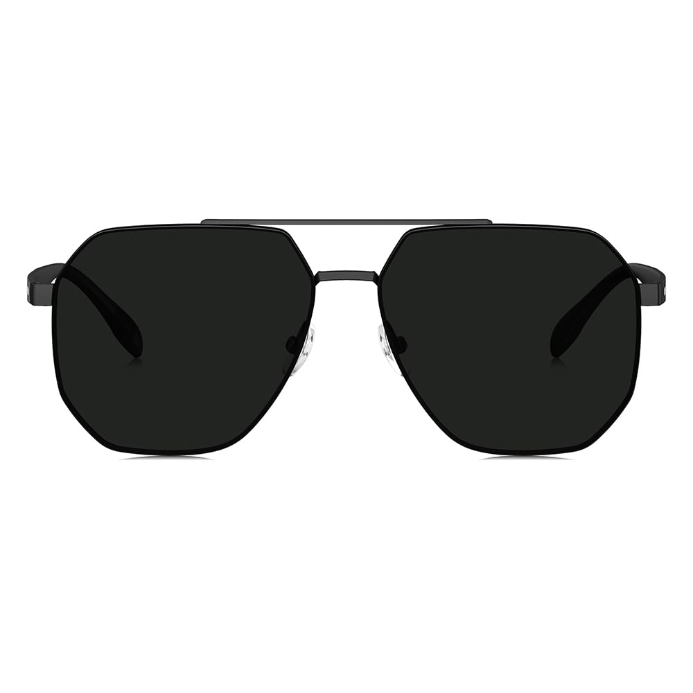 BOLON Men Women Classic Aviator Polarized Sunglasses BL7199 Ashfield 60mm, Exclusive Eyewear Brand of EssilorLuxottica