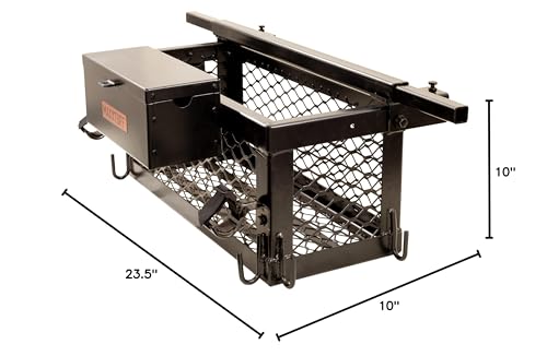 MAXXTUFF Heavy-Duty ROPSRIDER XHD Tractor Basket, Fits Most Tractor and Zero Turn Mower ROPS Bars, Model MTF100