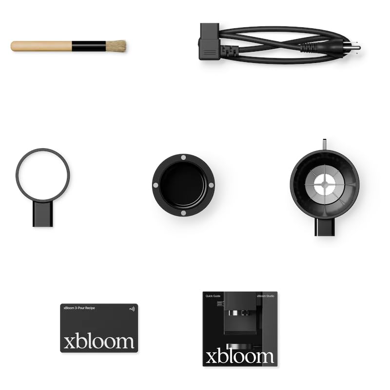 xBloom Studio – The Ultimate Coffee Machine – Drip Coffee Maker with Integrated Grinder, Scale, and 3 Levels of Automation, Moonlight White