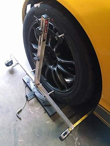 QuickTrick 4th Gen Pro Portable Wheel Alignment Kit (13-22" Wheels) - Silver Digital Automatic LEVEL Alignment System