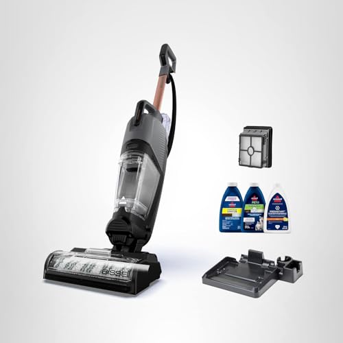 Bissell CrossWave HydroSteam Steam Mop, 3-in-1 Wet Dry Vacuum Mop with Steam Function, Hard Floor Cleaner Machine with Sanitize Formula, 35151
