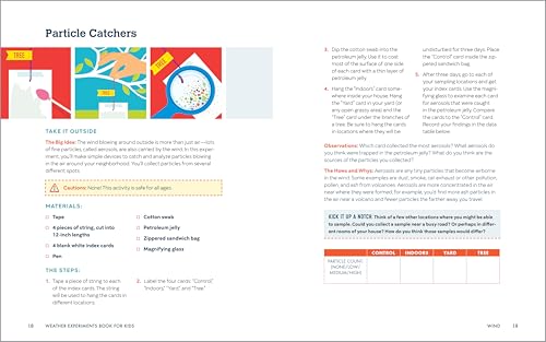 Weather Experiments Book for Kids: More Than 25 Hands-On Activities to Learn about Rain, Wind, Hurricanes, and More