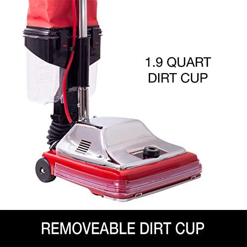 Sanitaire - SC887E SC887 Tradition Upright Vacuum Red 10" x 14.5" x 26.5"