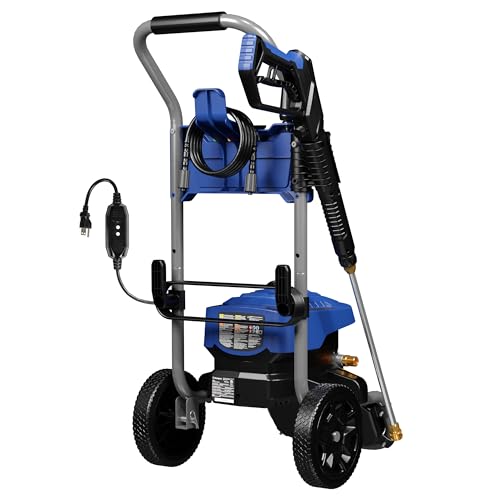 Westinghouse WPX2300e Electric Pressure Washer, 2300 Max PSI and 1.76 Max GPM, Induction Motor, Onboard Soap Tank, Spray Gun and Wand, 5 Nozzle Set, for Cars/Fences/Driveways/Homes/Patios/Furniture