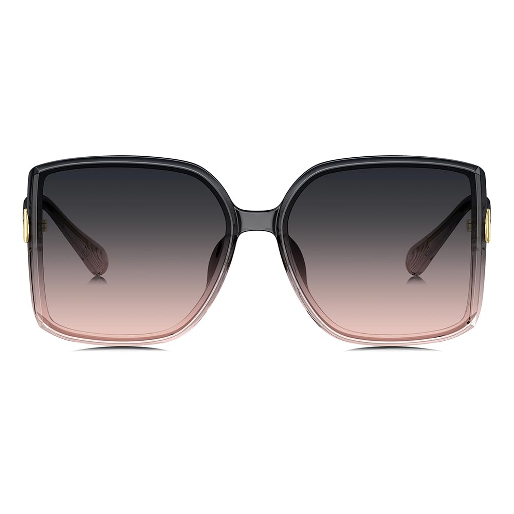 BOLON Women Square Oversized Wrap-around Trendy Sunglasses BL5083 Westminster 59mm, Exclusive Eyewear Brand of EssilorLuxottica