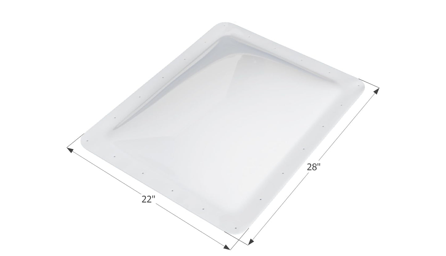 ICON 01853 RV Skylight SL1824-24" x 18" x 4", White