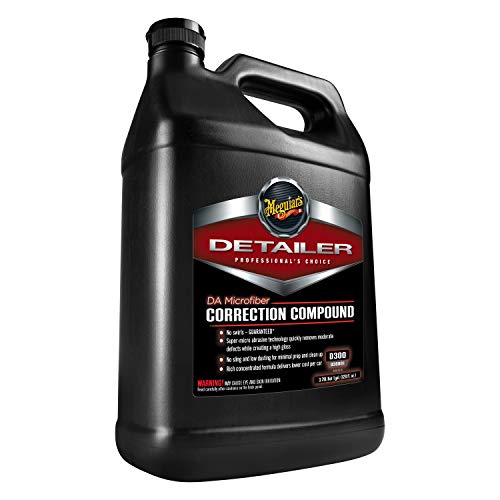 Meguiar's Microfiber Correction Compound - Advanced Polishing Solution for Removing Scratches, Swirls, and Oxidation, Ideal for Professional Detailers and Car Enthusiasts Alike