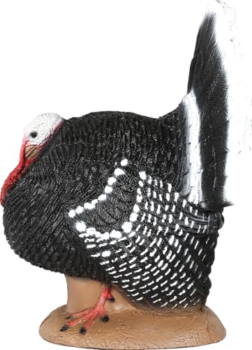 Delta McKenzie Strutter Turkey Archery Target - Lifelike 3D Self-Healing Foam Design, Durable Bow & Crossbow Practice Target for Field Points & Broadheads, Realistic Strutting Turkey for Bowhunting