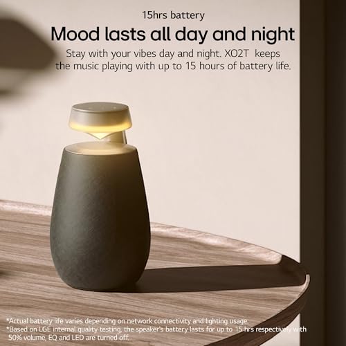 LG XO2TBK XBOOM 360 Wireless Speaker with Omnidirectional Sound