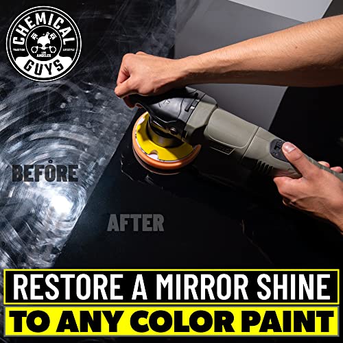 Chemical Guys 10FX Random Orbital Polisher Kit - 9-Piece Detailing Kit - Torqx Polisher, Pads, Polishes, and Compounds, 700W 8mm Orbit, Digital Display, Safe for Cars, Trucks, SUVs & More