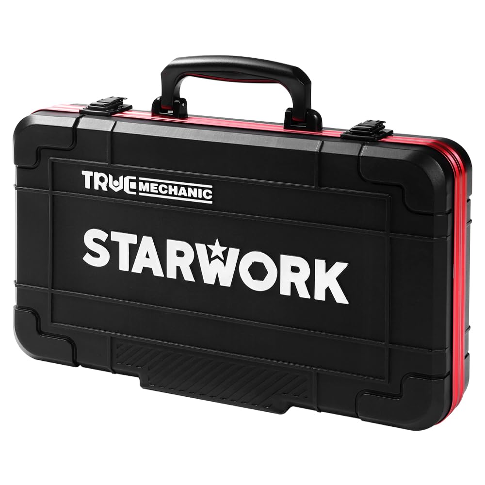 STARWORK TRUE MECHANIC™ 30-Piece 2-IN-1 Ratcheting Wrench Set, 120-Tooth, SAE&Metric, Gift Series with Black case, Professional