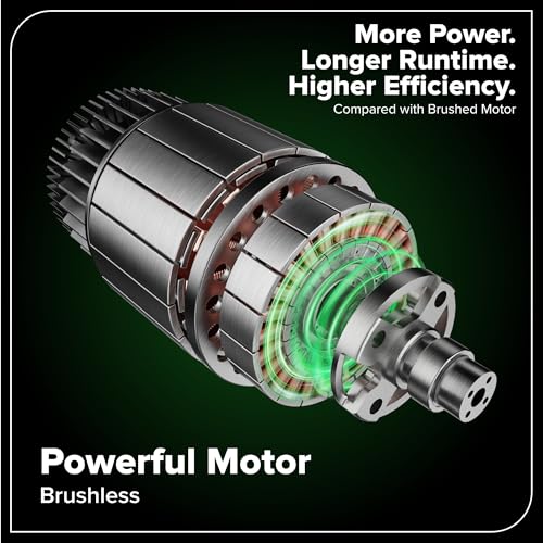 Greenworks 48V (24V x 2) 17" Brushless Cordless Push Lawn Mower, Includes (2) 4.0Ah Batteries and Dual Port Rapid Charger((200+ Compatible Tools, 45Min Runtime)