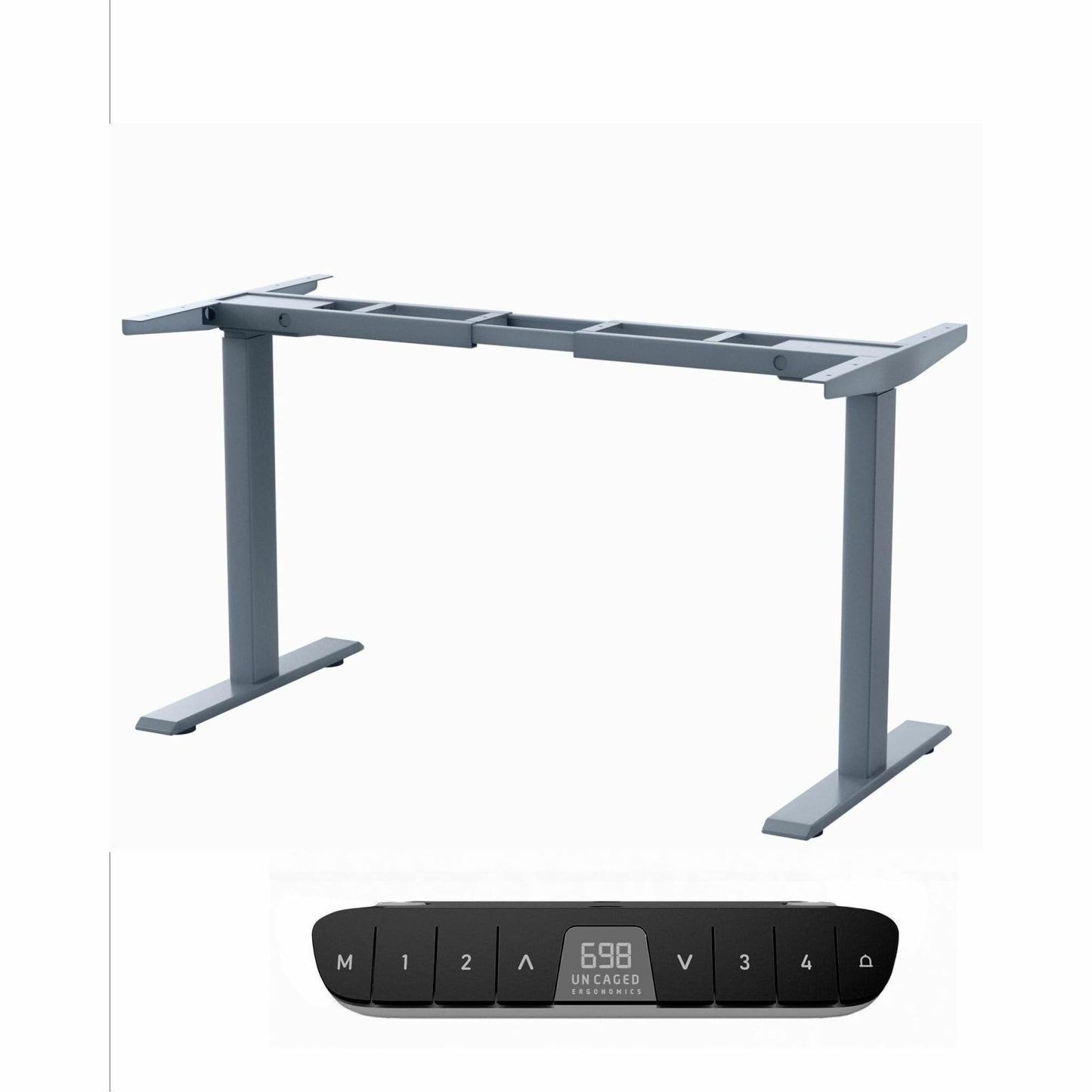 Rise Up Standing Desk Legs, Adjustable Standing Desk Frame Dual Motor w/Memory, Electric Frame Base Height Desktop Table, Sit Stand Electric Table Legs