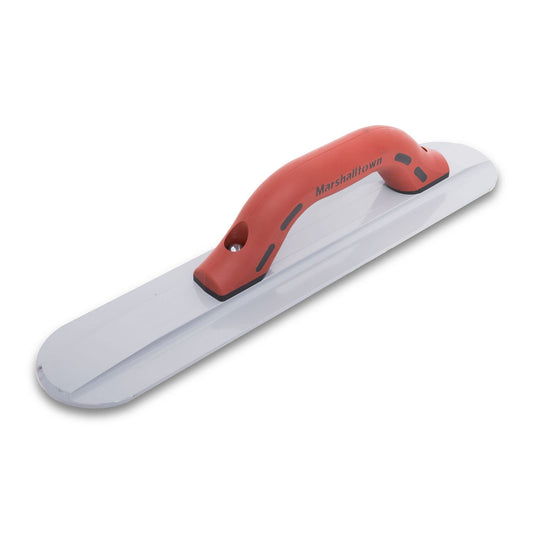 MARSHALLTOWN Round End Magnesium Hand Float, 16 Inch x 3-1/8 Inch, Standard DuraSoft Handle, Eliminates Float Marks, Provides Smooth Finish, Made in The USA, Concrete Float, 143D