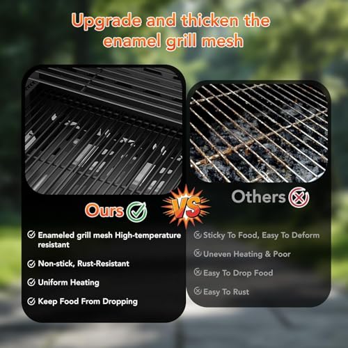 3-Burner Propane Gas Grill with Side Burner, 34,000 BTU Stainless Steel BBQ Grill – Heavy-Duty Porcelain-Enameled Grates for Patio and Outdoor Cooking
