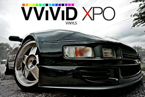 VViViD Black Gloss Automotive Vinyl Wrap Film w/ 3M Toolkit (50ft x 5ft)