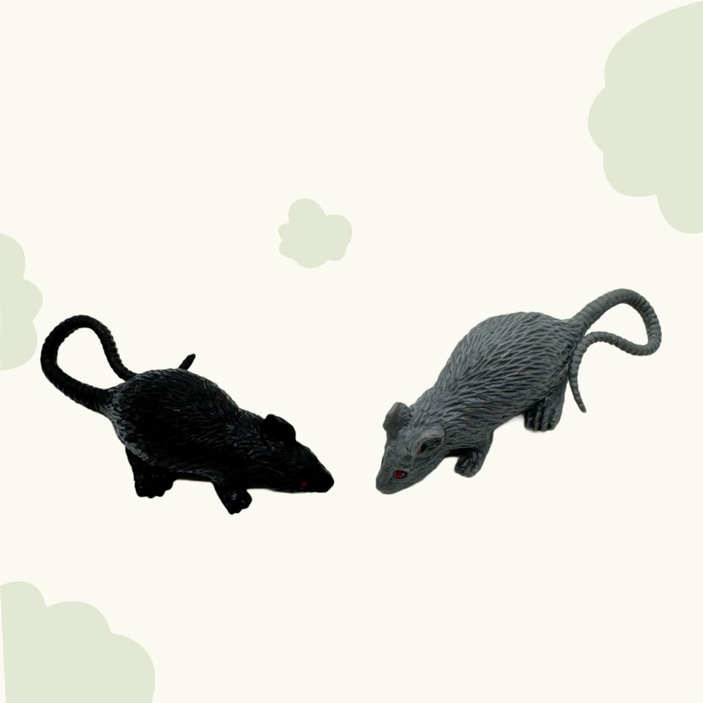 30 Pcs Mini Simulated Mouse Fake Mice Realistic Mouse Fake Rats Small Plastic Mice Realistic Terror Plastic Mouse Figurines Toy for Kids Children April Fools Day Halloween Prank Party Supplies