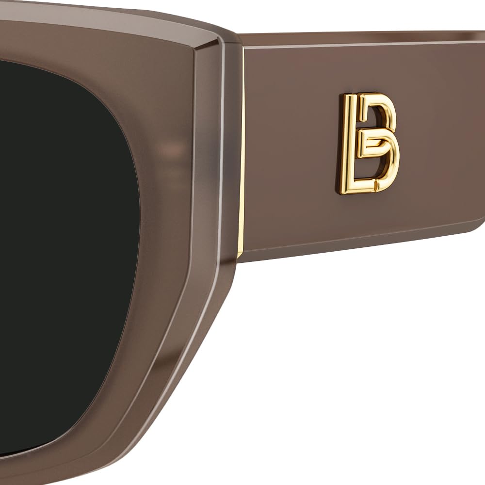 BOLON Women Trendy Cat Eye Polarized Sunglasses BL3195 Zurich 56mm, Exclusive Eyewear Brand of EssilorLuxottica