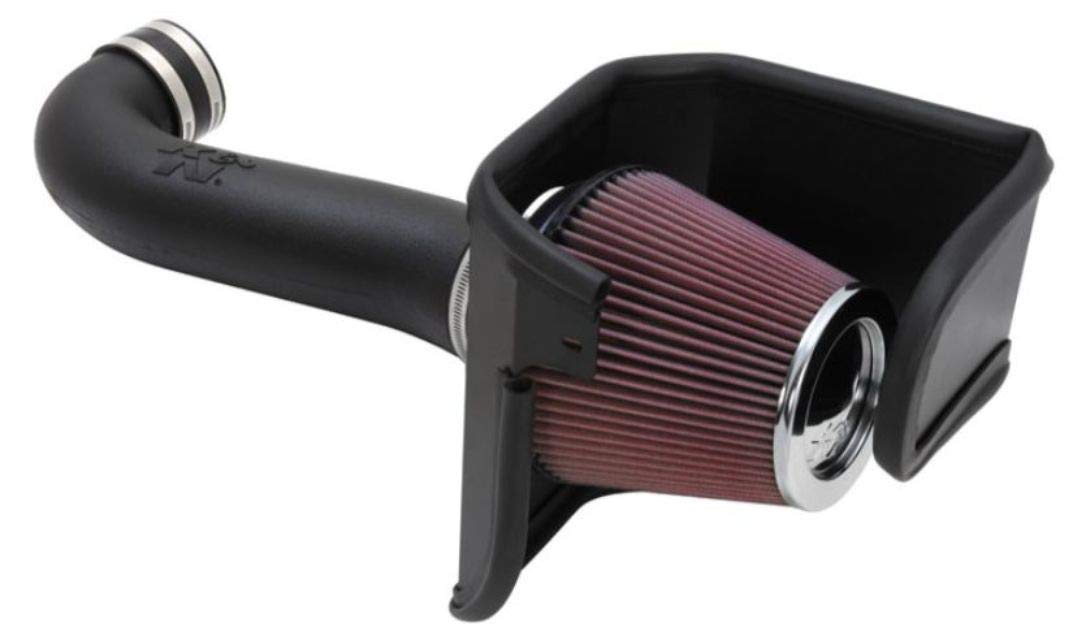 K&N Cold Air Intake System: High-Flow Air Filter, Increase Performance & Acceleration: Compatible with 2005-2019 Crysler/Dodge: 300C, Challenger, Charger, Magnum, 57-1542