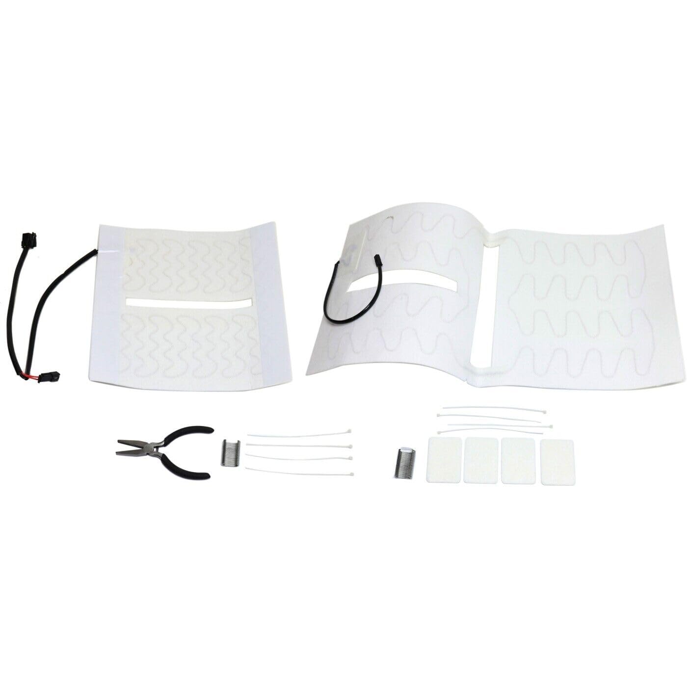 Zieichy Set of 4 Seat Heat Pad Compatible with 2003-07 Chevy GMC Pickup Truck SUV,15193975,641106,641105,88940288,88940289