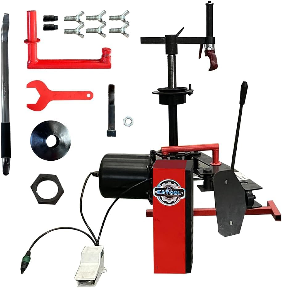 KATOOL Mini Tire Changer Machine Tire Size 21" Max Wheel Diamter 39" Tire Changers Manual Tire Machine
