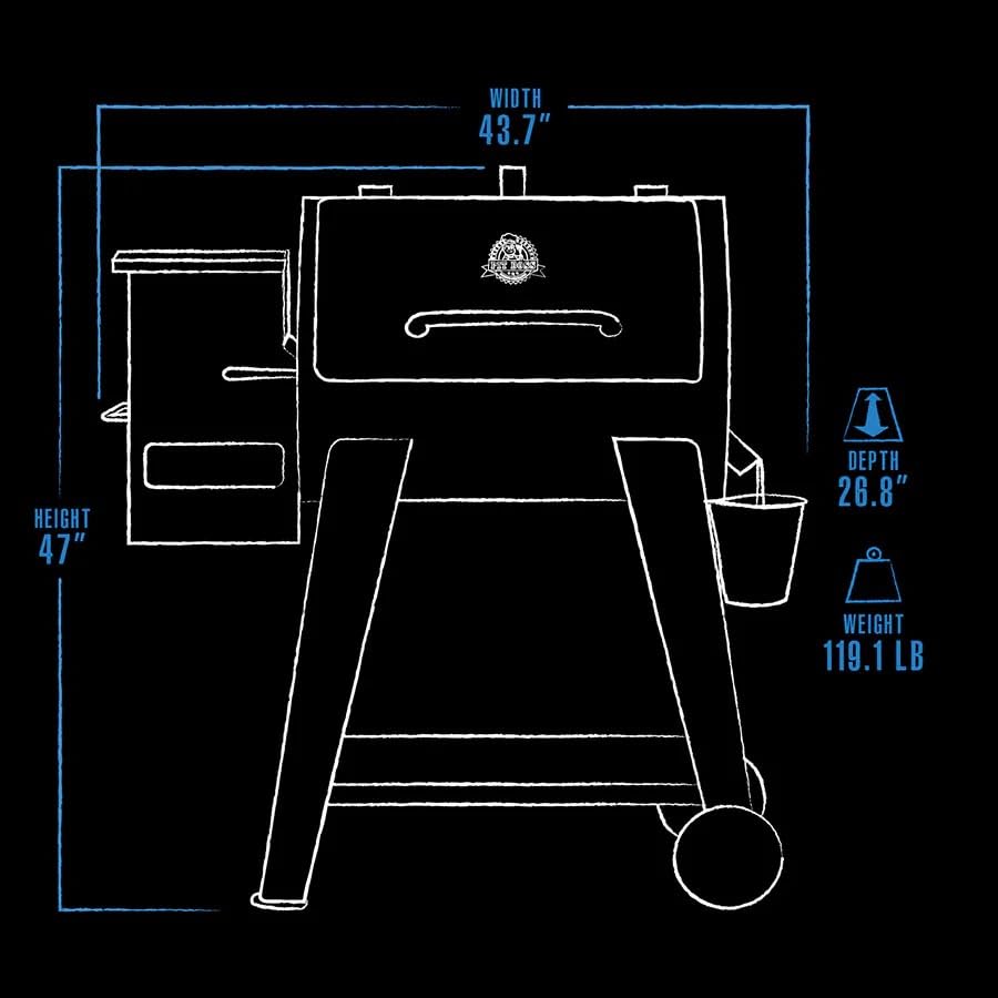 Pit Boss 700FB2 Pellet Grill - Matte Black - PB700FB2