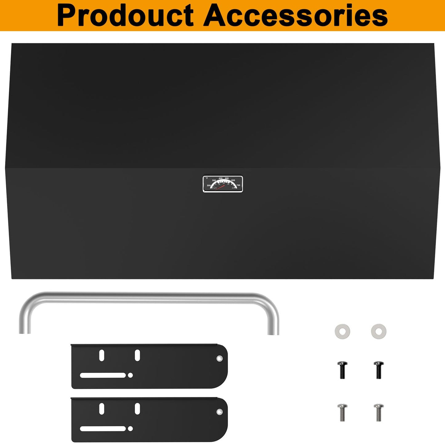 Hinged Lid for Blackstone Griddle 36 Inch Hard Cover Lid for Blackstone 36" 1554 1825 1836 2149 1984 1565 2151 1863 1866 2122 2177 1841 Grill Cover Hinged Lid 36-Inch Griddle Top Hood with Handle