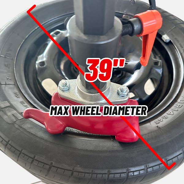 KATOOL Mini Tire Changer Machine 39" MAX. Wheel Diameter KT-1030P Tire Machine Small Wheel Changers Tire Repair Tools