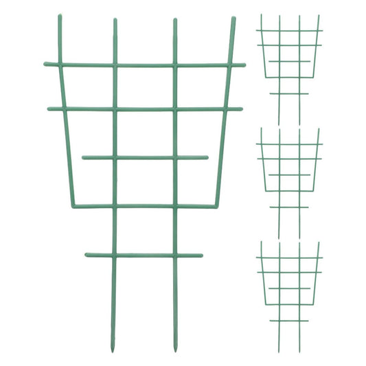 Toddmomy 4pcs Vine Plant Trellis for Pots Climbing Plants Holder Indoor Outdoor with Grid Design for Potted Vines and Flowers