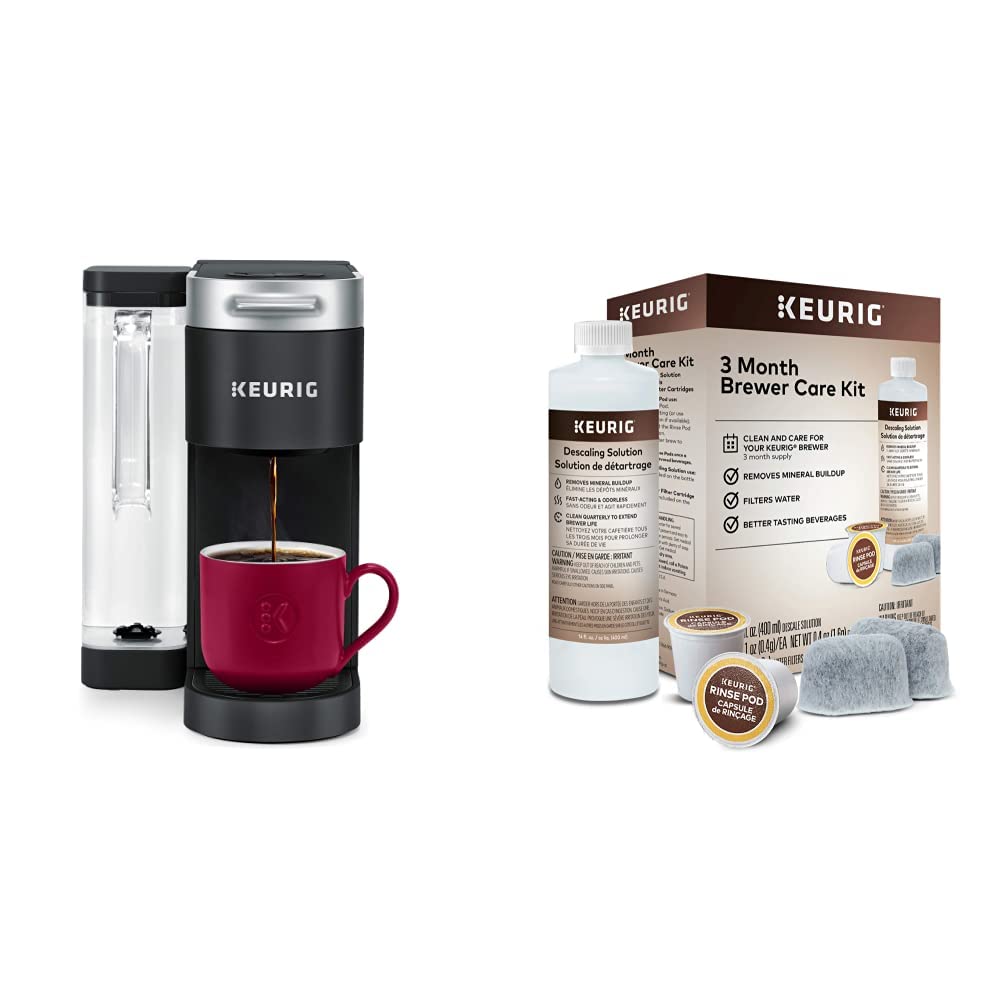 Keurig® K-Supreme Single Serve K-Cup Pod Coffee Maker (Black) 3-Month Brewer Maintenance Kit