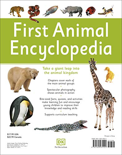 First Animal Encyclopedia: A First Reference Guide to the Animals of the World (DK First Reference)