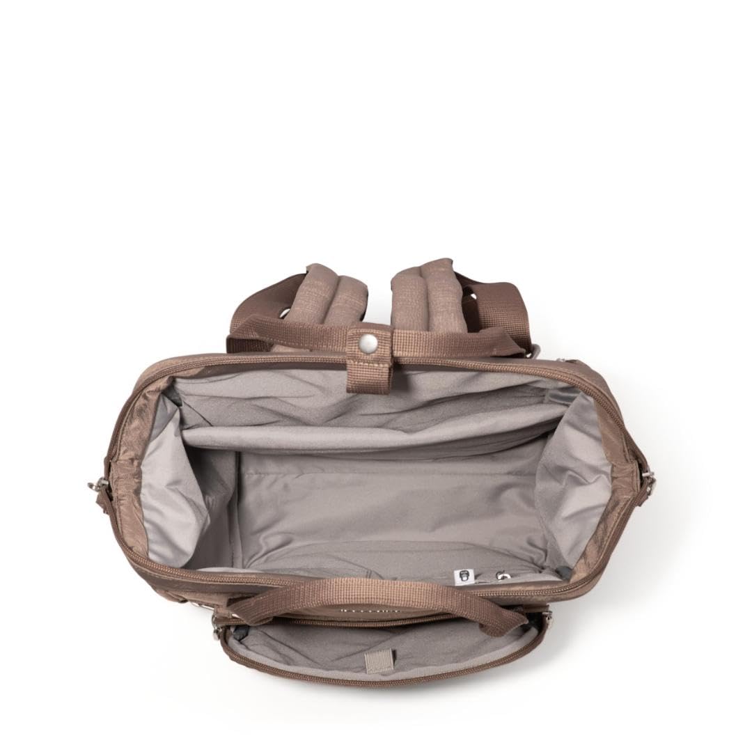 Baggallini Securtex Anti-Theft Windsor Backpack for Travel, Work & College, RFID & Locking Zipper, Up to 16" Laptop