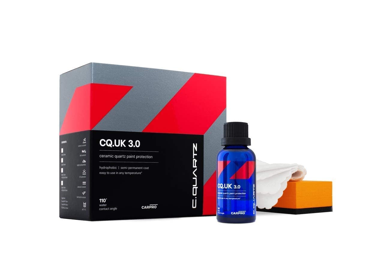 CARPRO CQUARTZ UK 3.0_50ml Kit Reset Intensive Car Shampoo 1 Liter, Perfect Partner to Nanotechnology Based Sealants and Coatings - Bundle