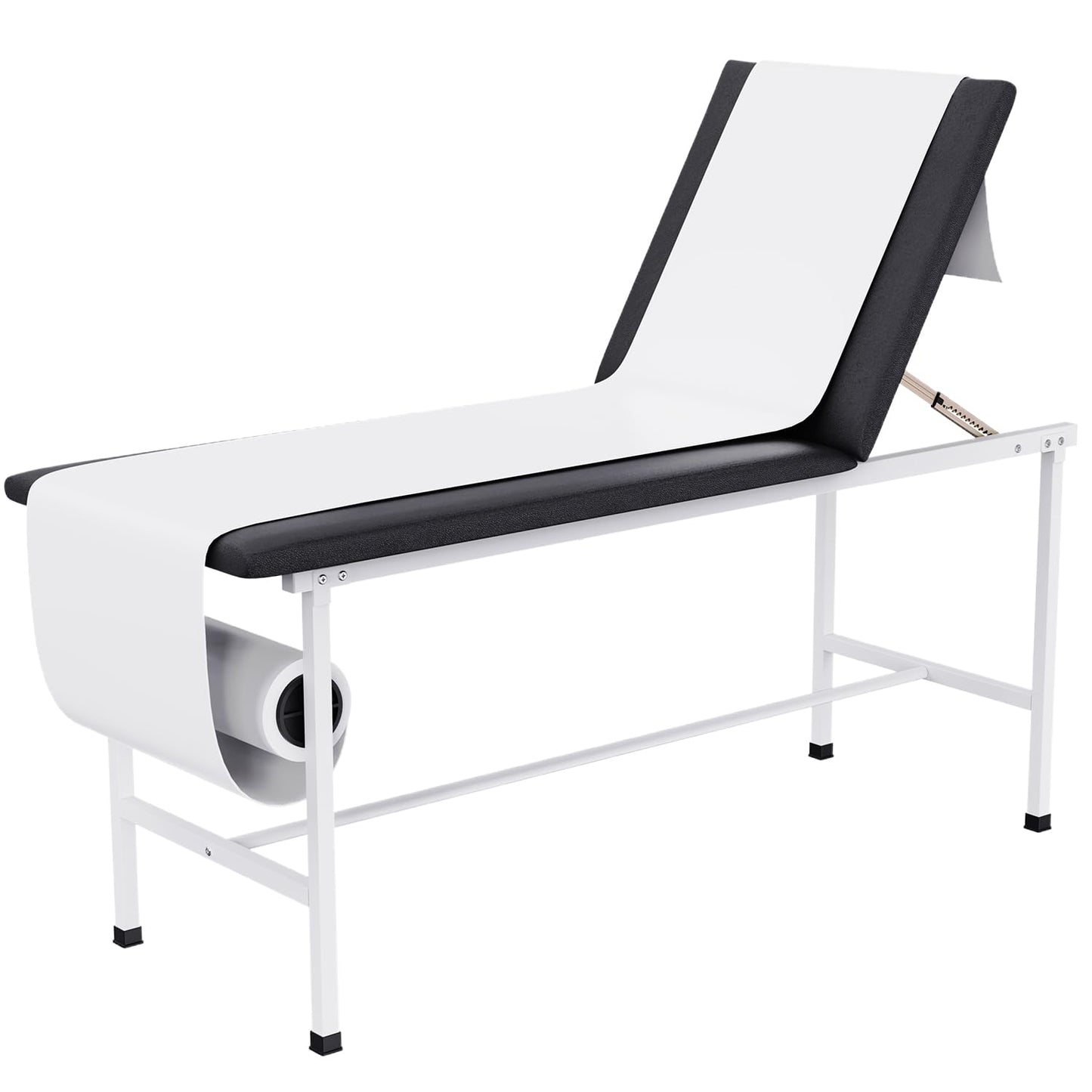 OLERN 27.6" Width Adjustable backrest Medical Exam Table & Bed with Paper Towel Holder, Message Treatment Table for Home Use, Clinic, Hospital, Chiropractic,Tattoo,Spa,440LBS