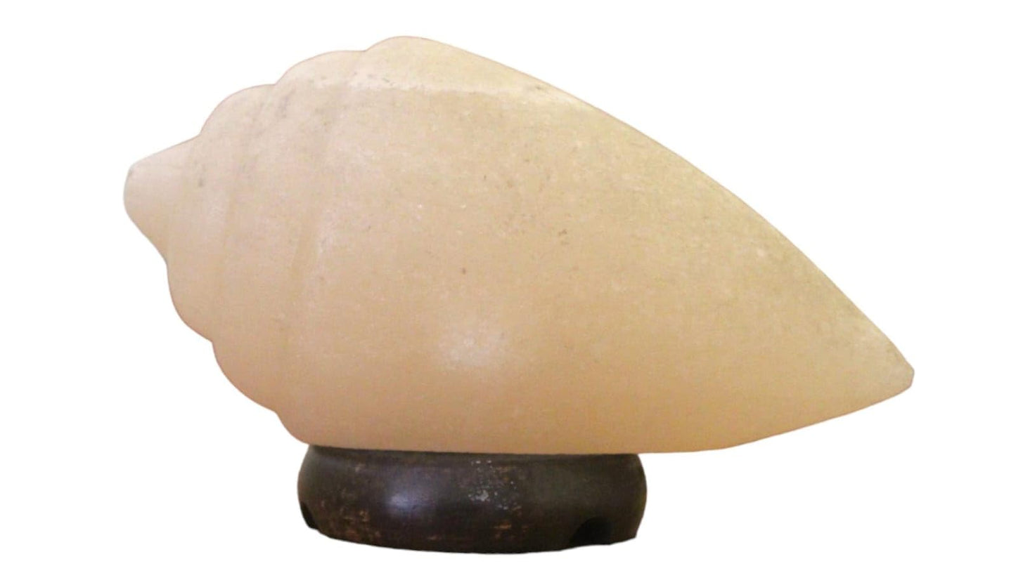 Kirit Gemstones Himalayan Rock Salt Lamp with Wooden Base Crystal Himalayan Salt Lamp Original for Positive Energy Household Bedroom Hall Table Home Decor