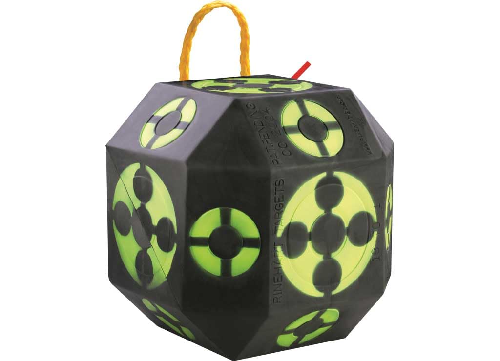 Rinehart 18-1 Archery Target | 18-Sided Multi-Purpose Archery Target | Broadhead & Field Point Compatible | Durable Self-Healing Foam | Made in USA