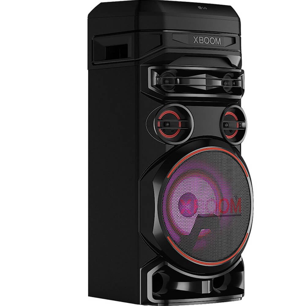 LG RNC7 XBOOM 700W Wireless Party Speaker Powerful 8in Woofer, 3in Mids, 2in Tweeters Bluetooth, Dual Mic Ports, Karaoke, Dolby Audio, Super Bass Boost & More