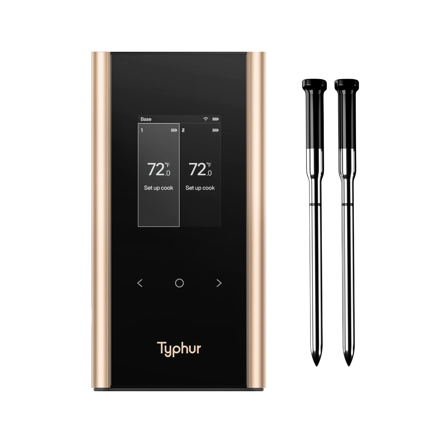 Typhur Sync Gold Wireless Thermometer Bundle with Storage Case