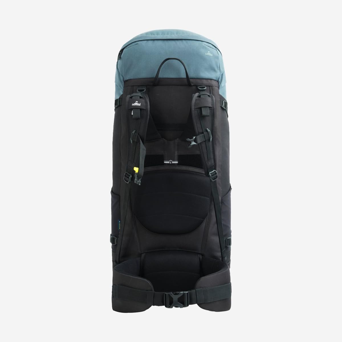 NOMAD Batura Backpack - Premium 70L Pack with Rain Cover Included | Lightweight Rucksack for Traveling, Hiking, Camping, Outdoor Sports (Steel Blue)