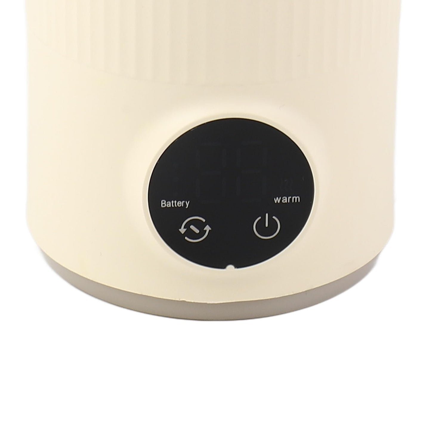 Travel Electric Kettle, Cordless Rechargeable 400ML 55°C Stainless Steel Travel Hot Water Boiler for Milk, Tea, Coffee, Portable Milk Warmer with Rotary Stirrer, Water Heater