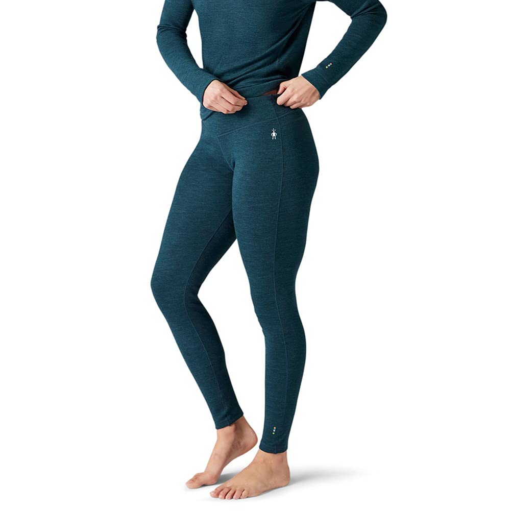 Smartwool Women's Classic Thermal Merino Base Layer Bottom Twilight Blue Heather X-Small